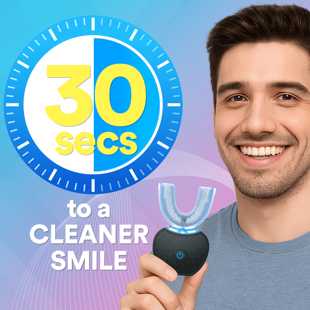 Adults Sonic Electric 360° U-Toothbrush