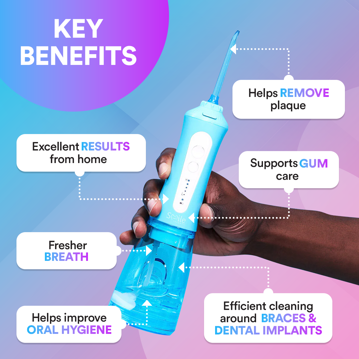 5 in 1 Wireless Dental Water Flosser Pro