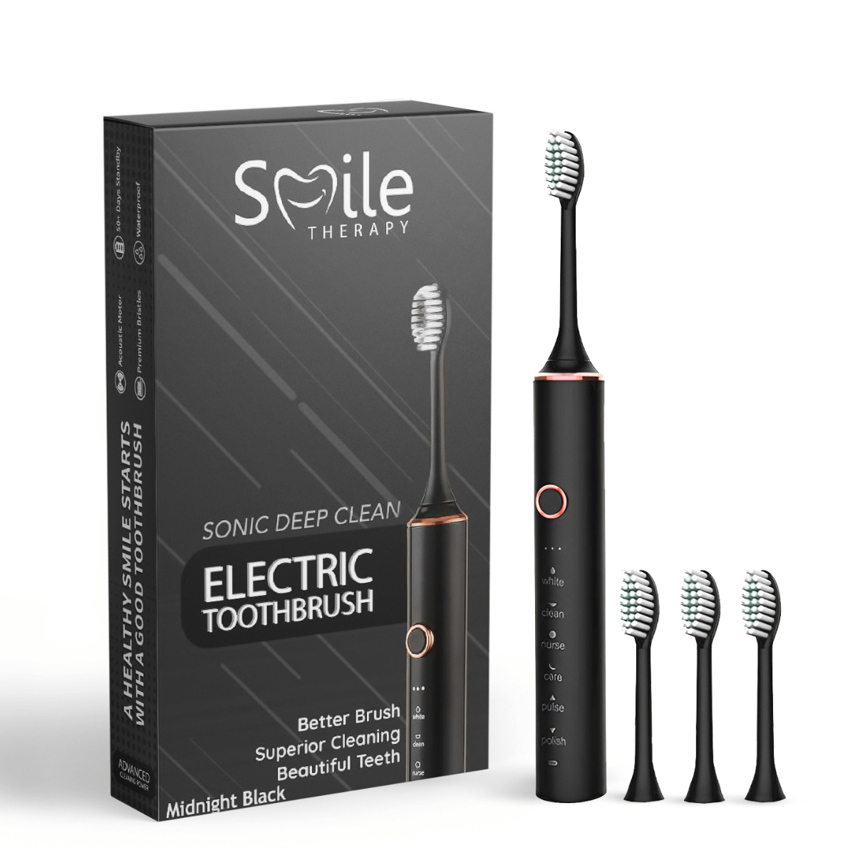 6-in-1 Sonic Deep Clean Electric Toothbrush