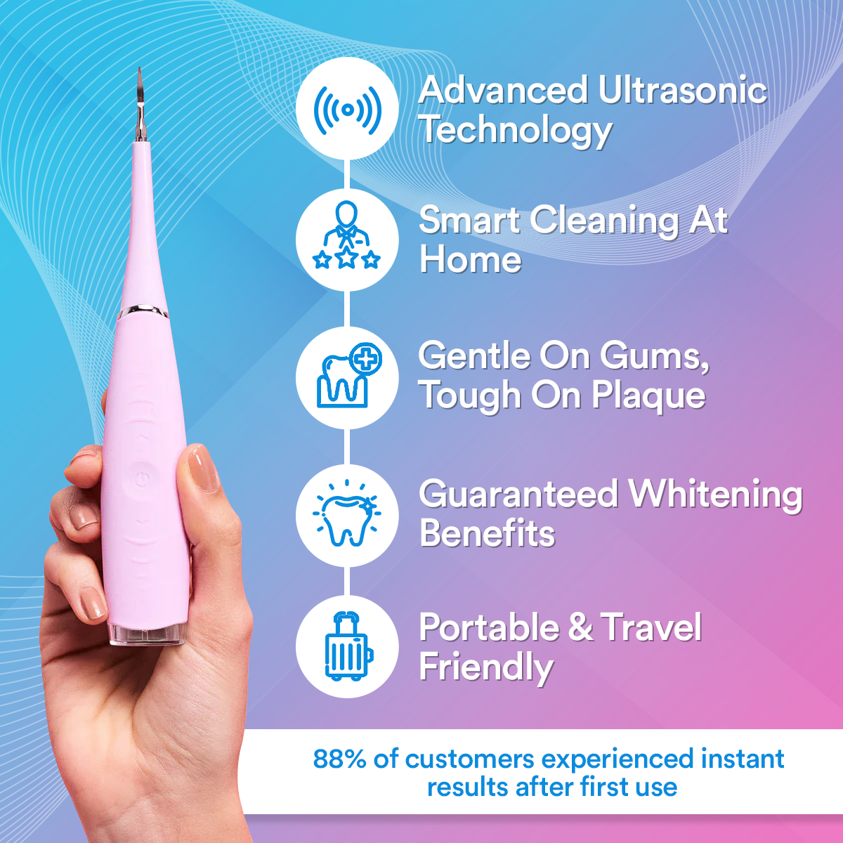 Ultrasonic Tooth Cleaner *BEST SELLER* DP3