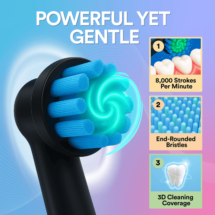 Oscillating 5-In-1 Electric Toothbrush Replacement Heads