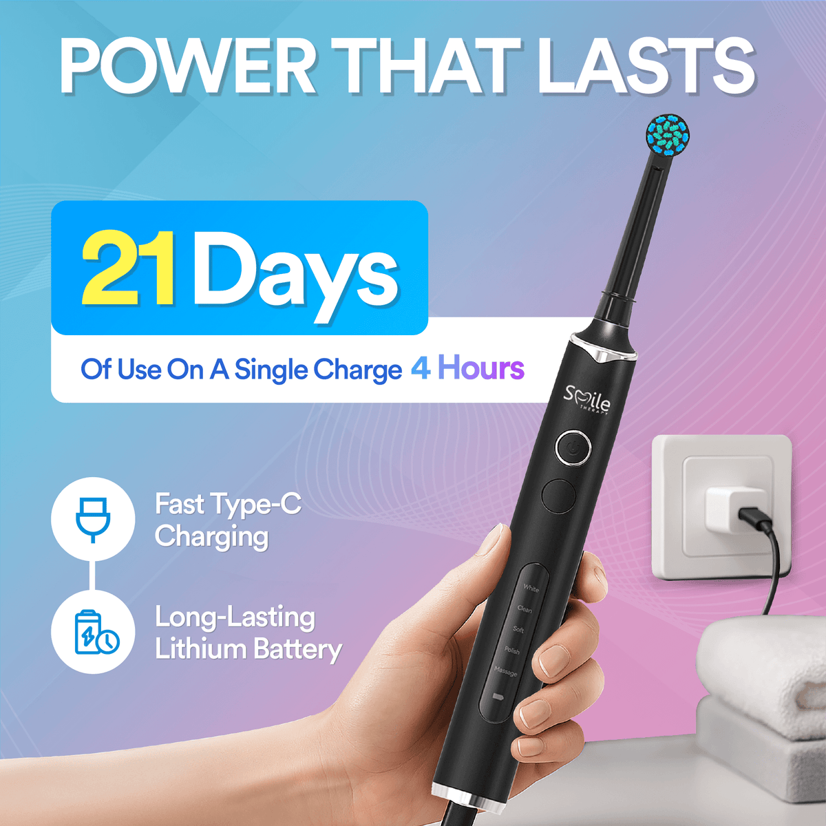 5-In-1 Oscillating Electric Toothbrush