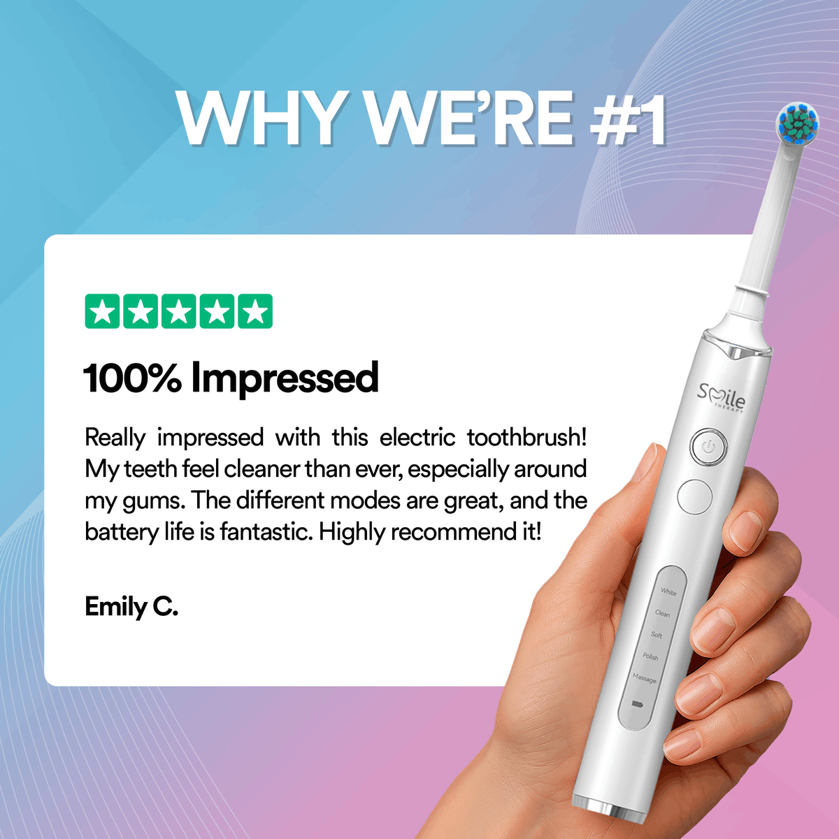 5-In-1 Oscillating Electric Toothbrush