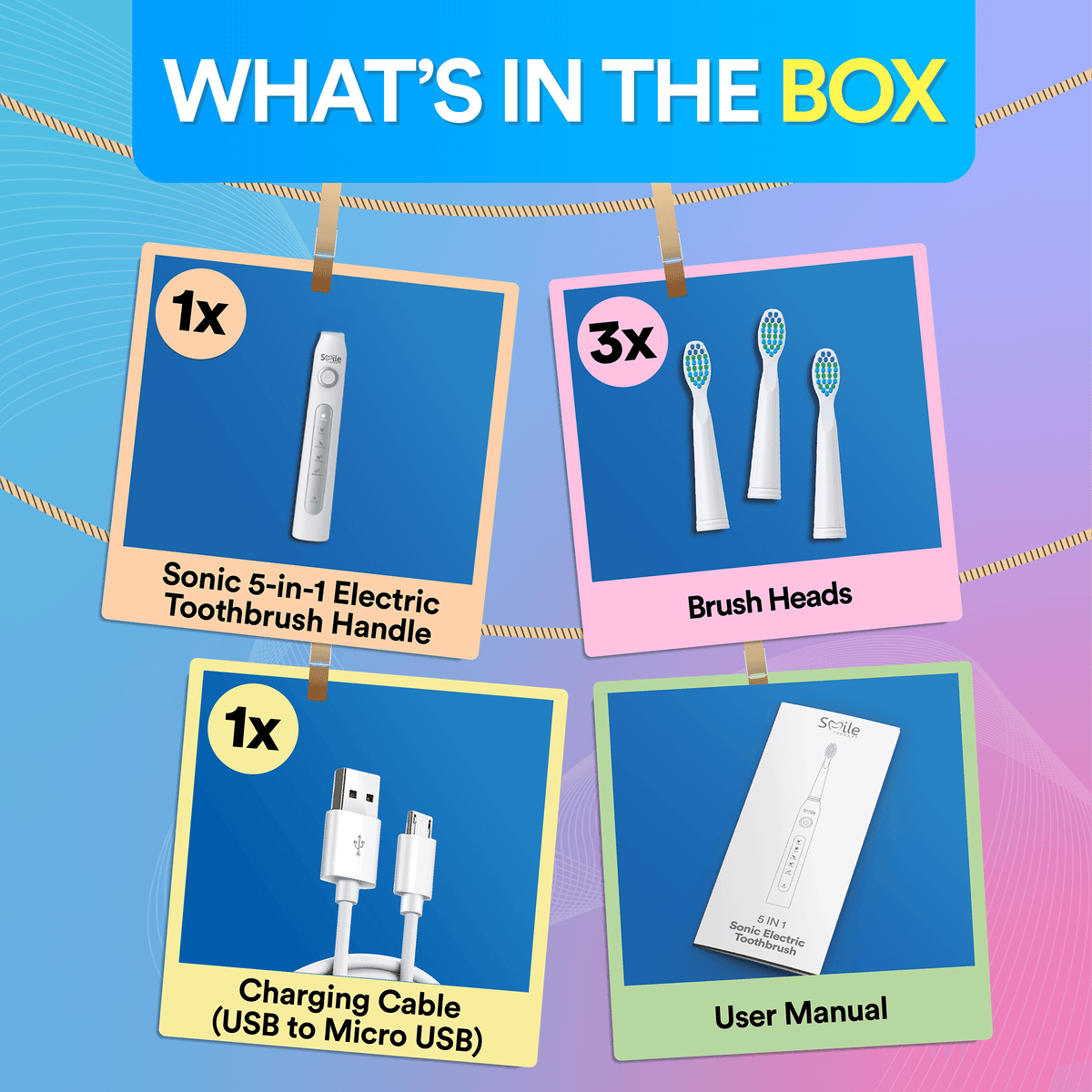 5-in-1 Electric Toothbrush