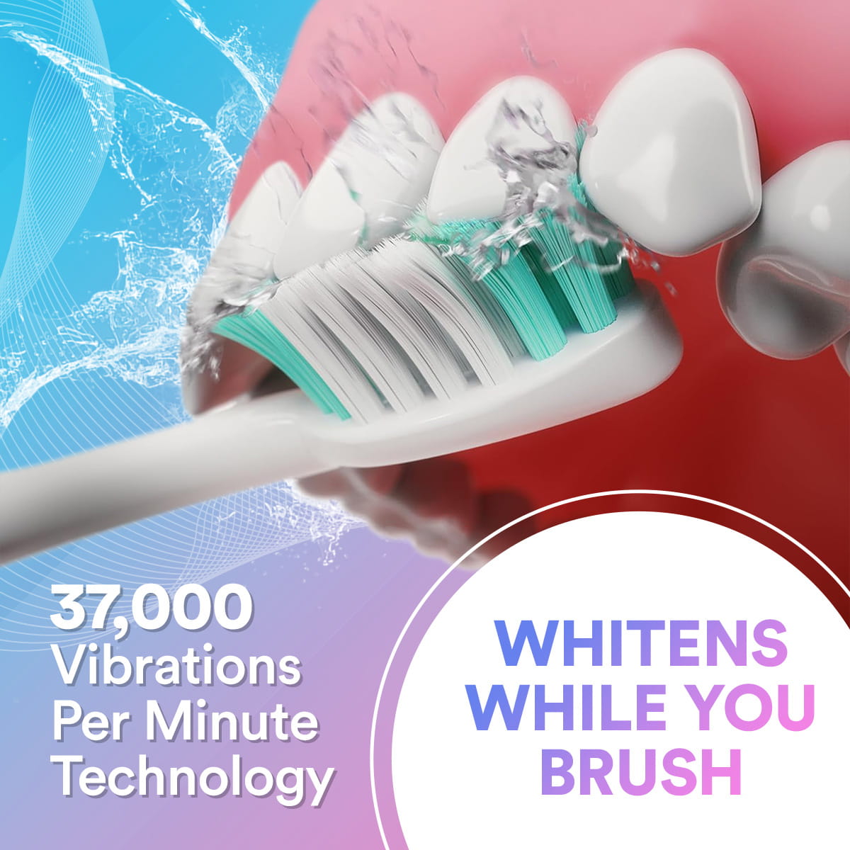 6-in-1 Sonic Deep Clean Electric Toothbrush