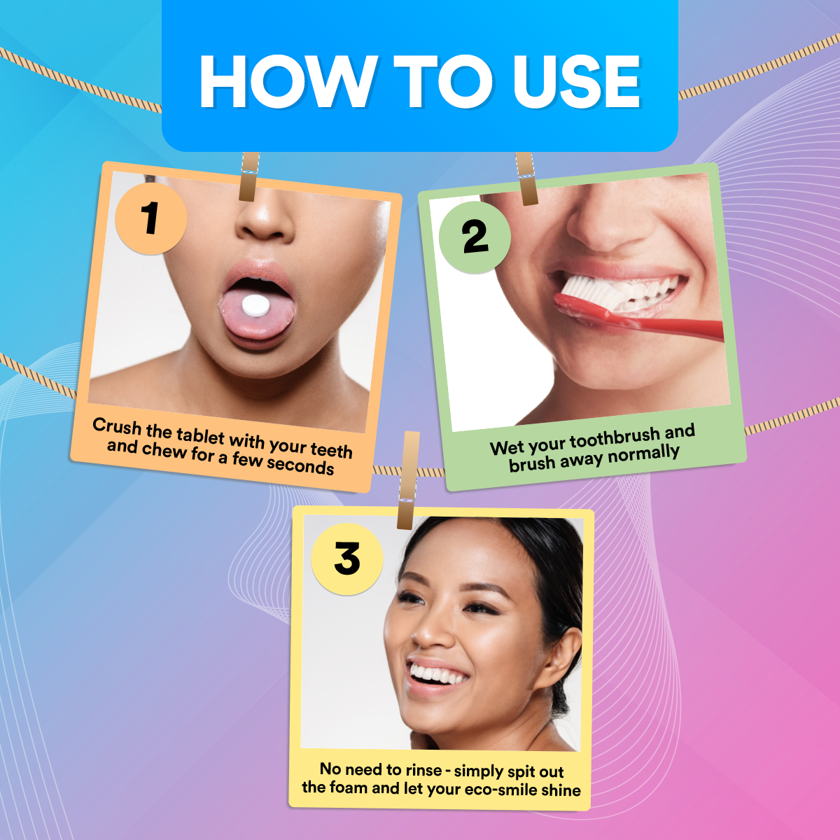 Toothpaste Tablets - (30 Per Pack)